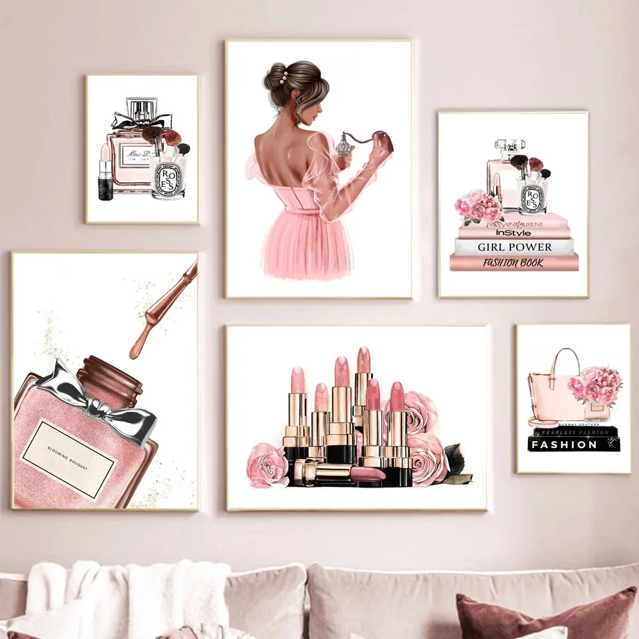 Home Fragrance Room Spray - Canvas Painting Art Nordic Posters And