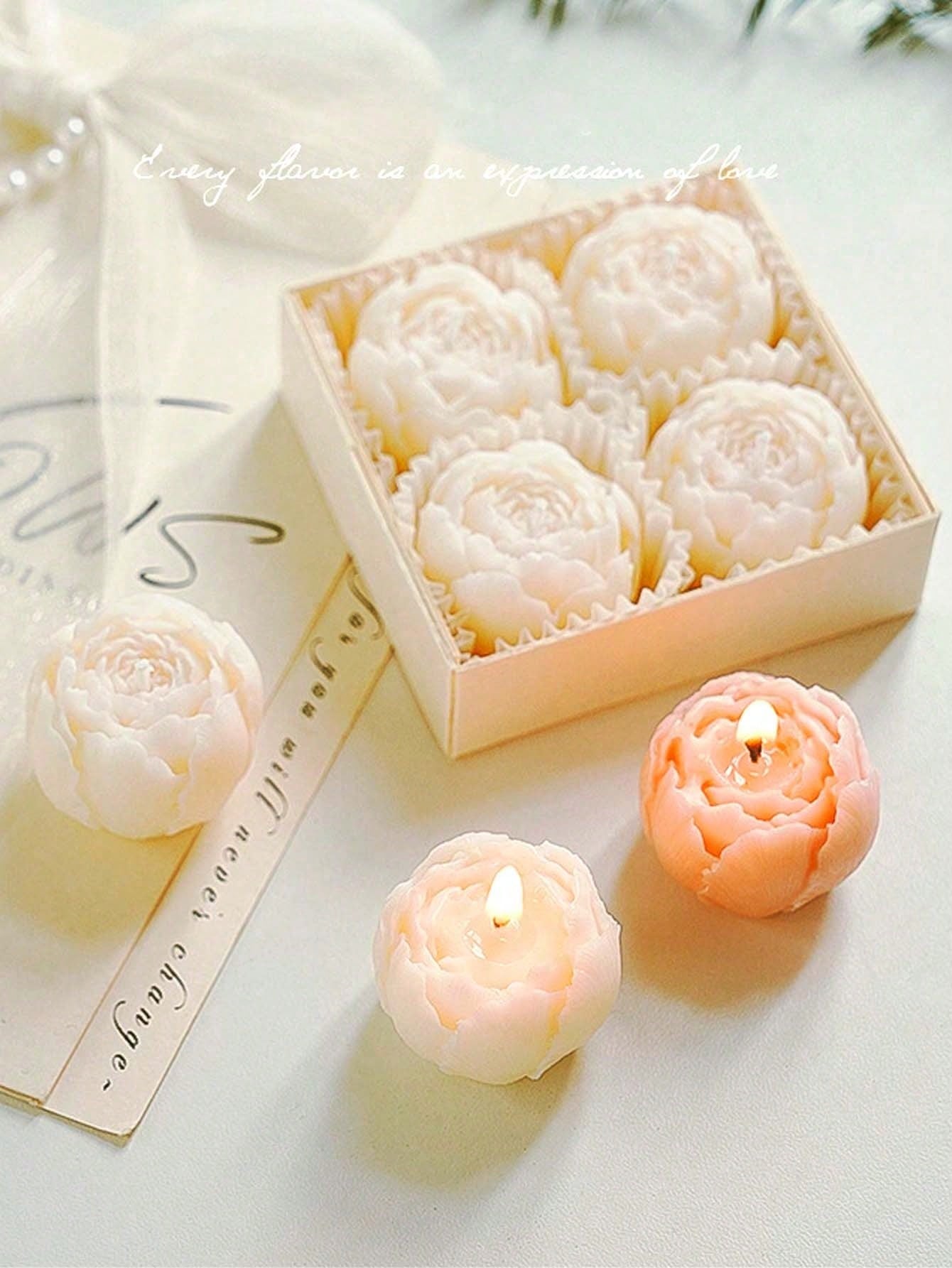 4pcs/Set Hand Made Rose Fragra - Home Fragrance Homemade 评论和价格