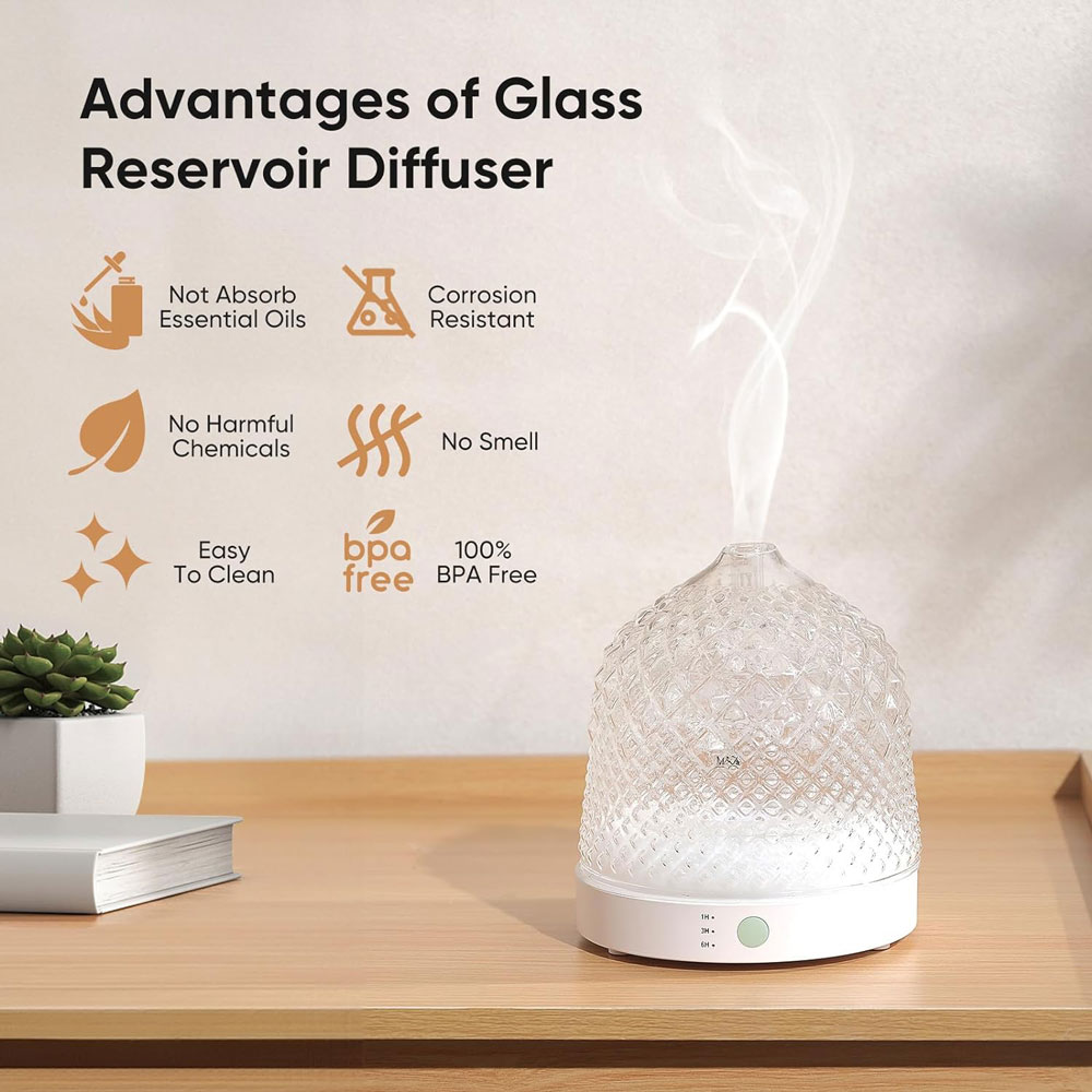 Electric Glass Ultrasonic Arom - Fragrance In Home 评论和价格