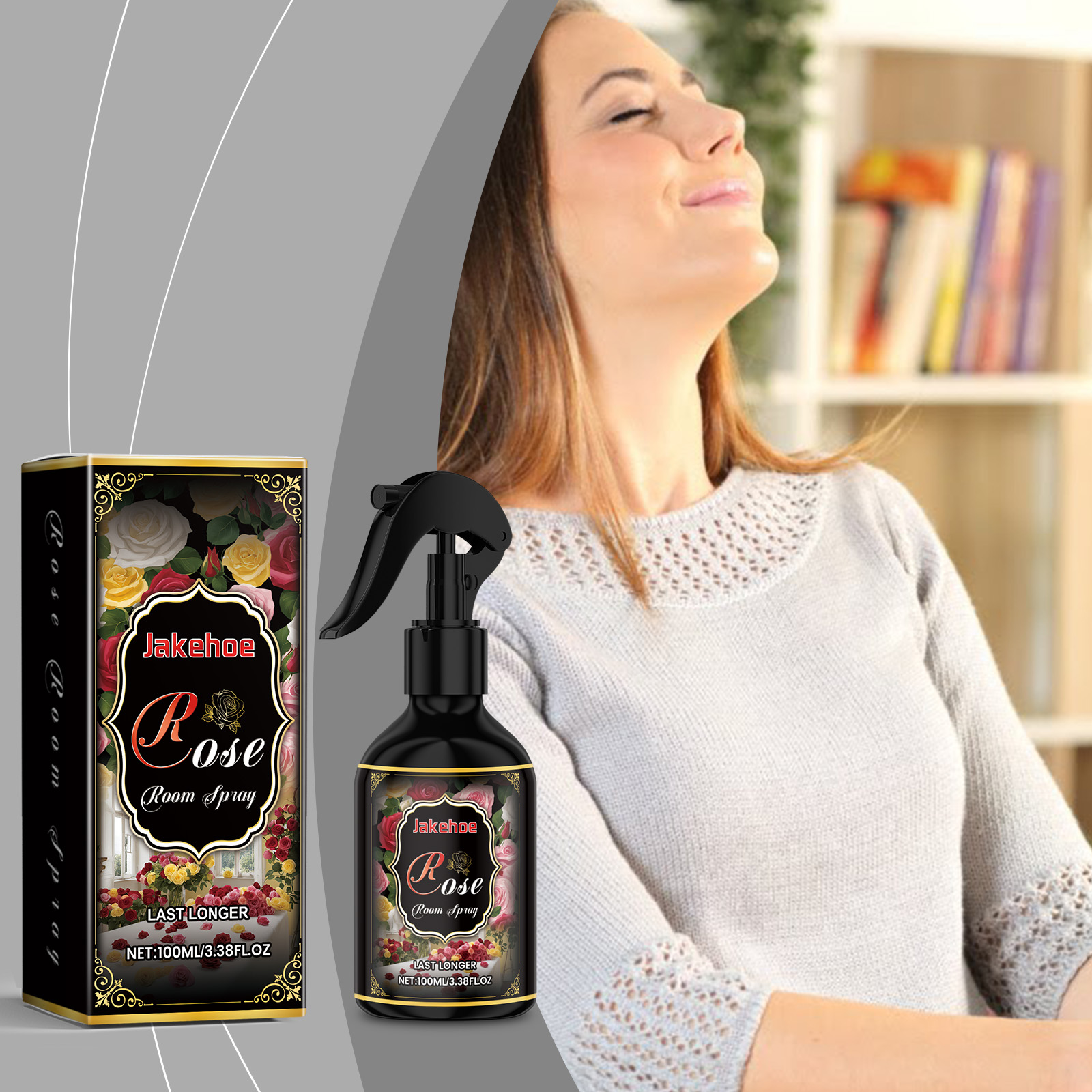 Rose Room Spray - 3.38 fl oz ( - Home Fragrance Room Spray 评论和价格