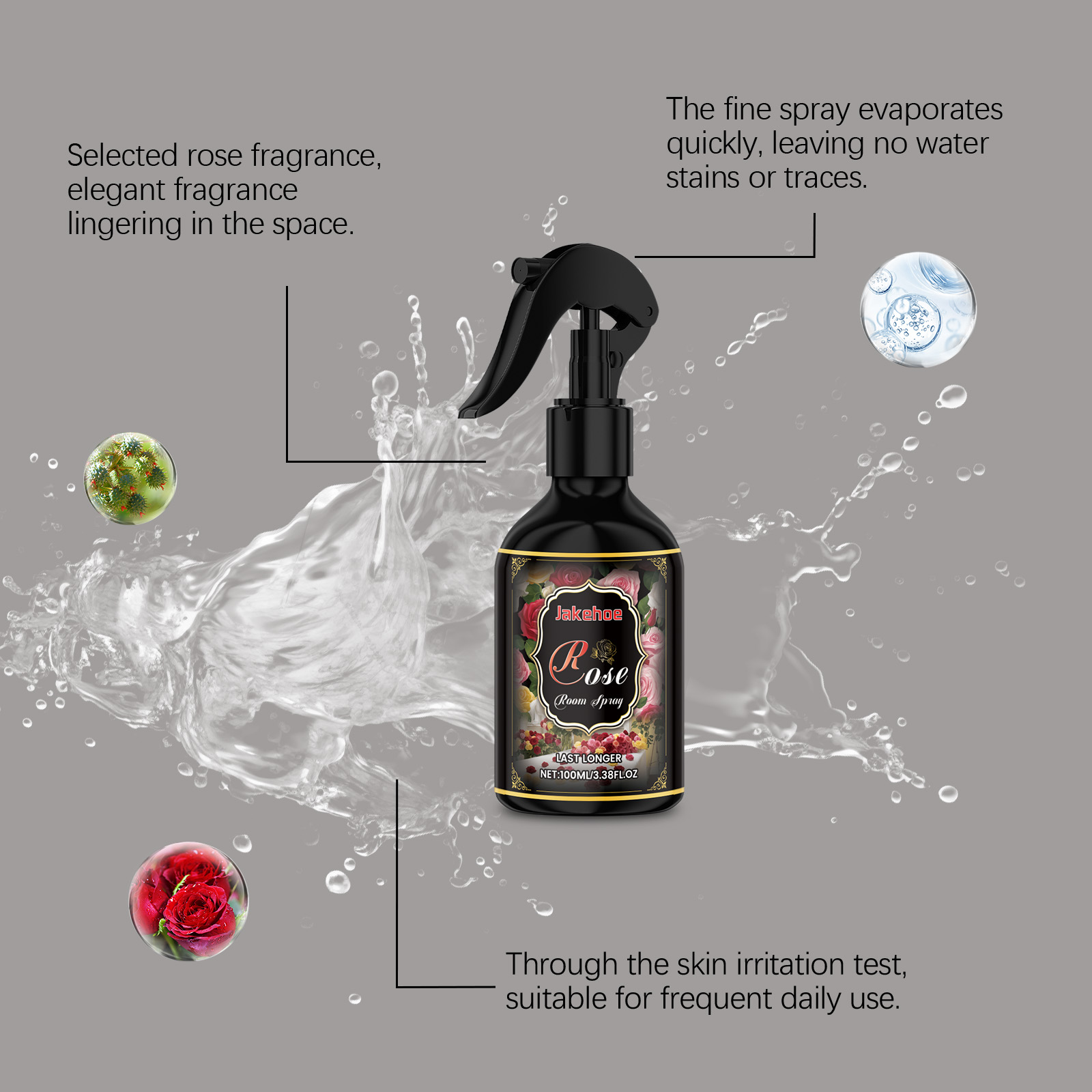 Rose Room Spray - 3.38 fl oz ( - Home Fragrance Room Spray 评论和价格