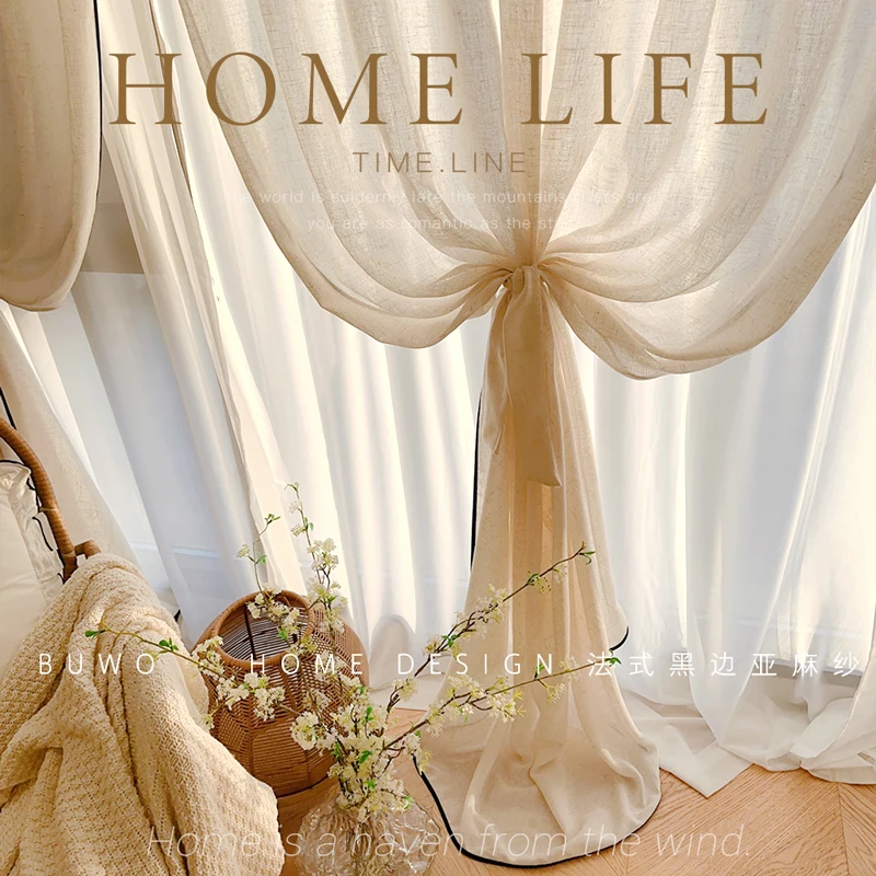 Black Border Linen Gauze Small - Home Fragrance In French 评论和价格