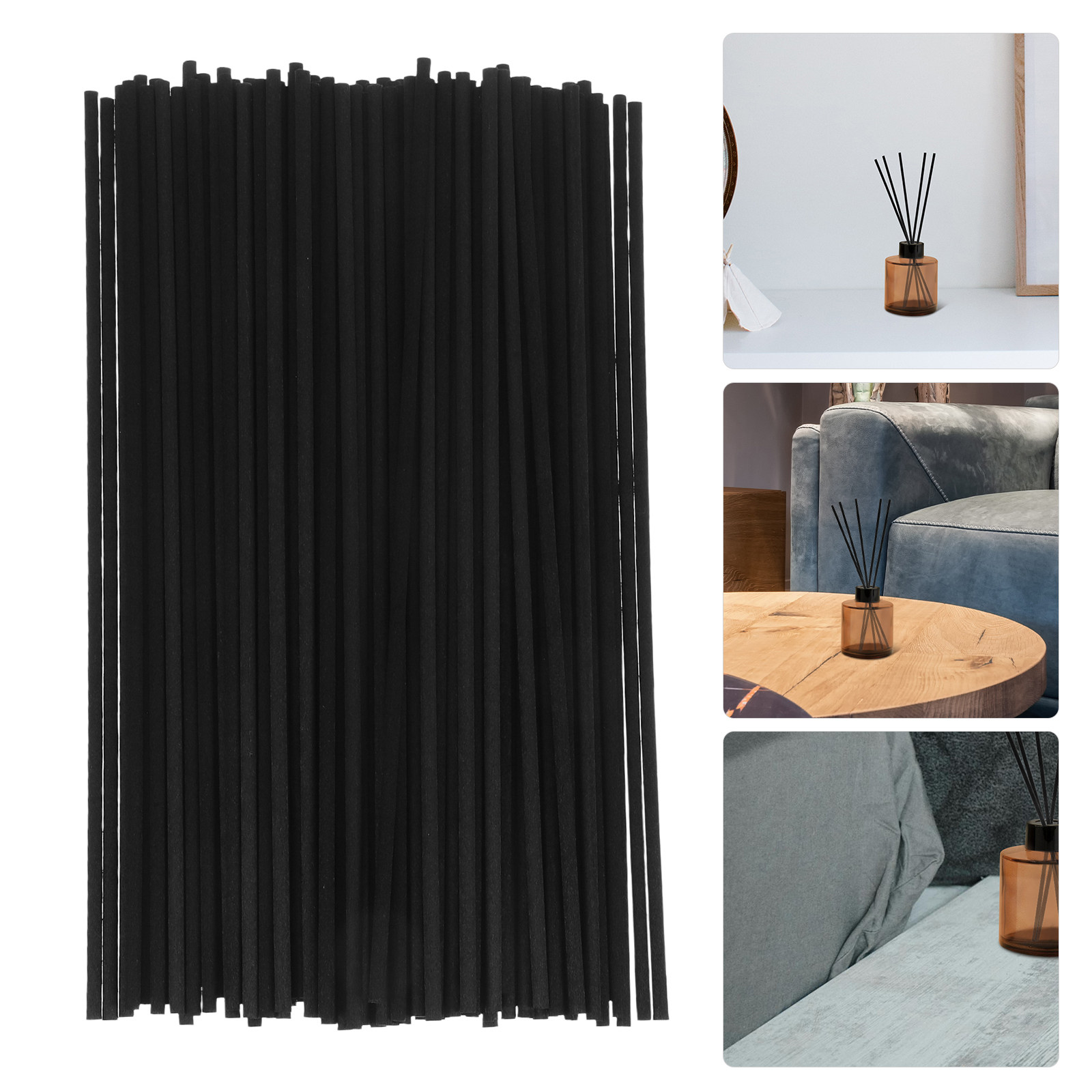 100Pcs Black Fiber Diffuser Ro - Fragrance In Home 评论和价格