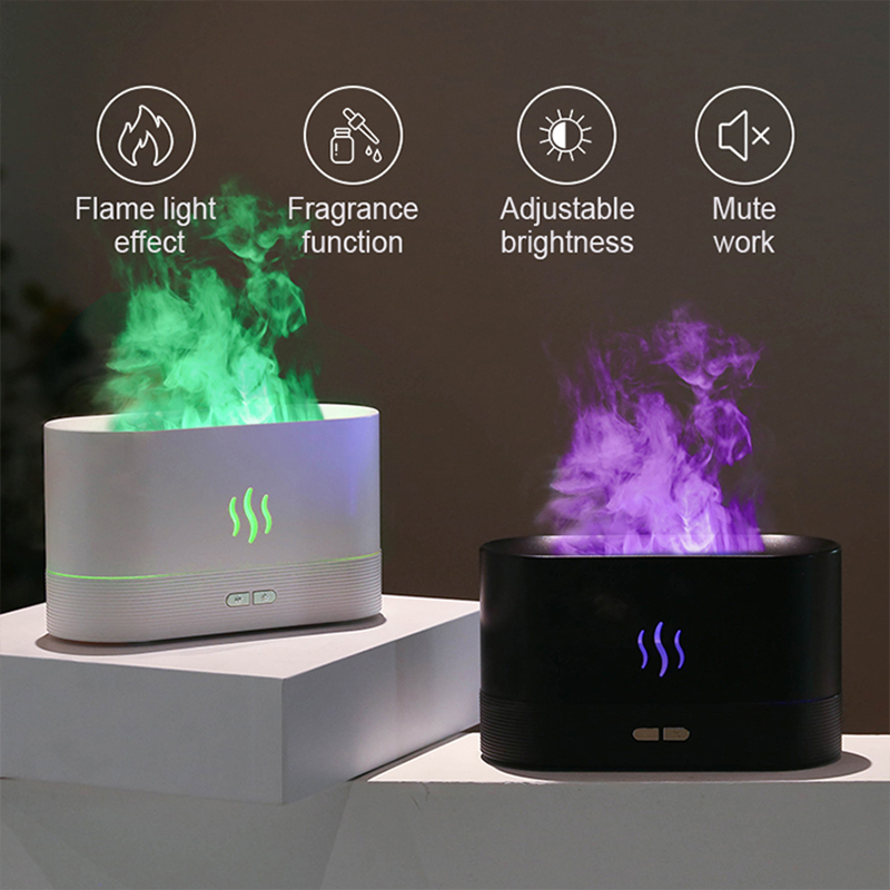 USB Desktop Flame Aroma Diffus - Home Fragrance Accessories 评论和价格