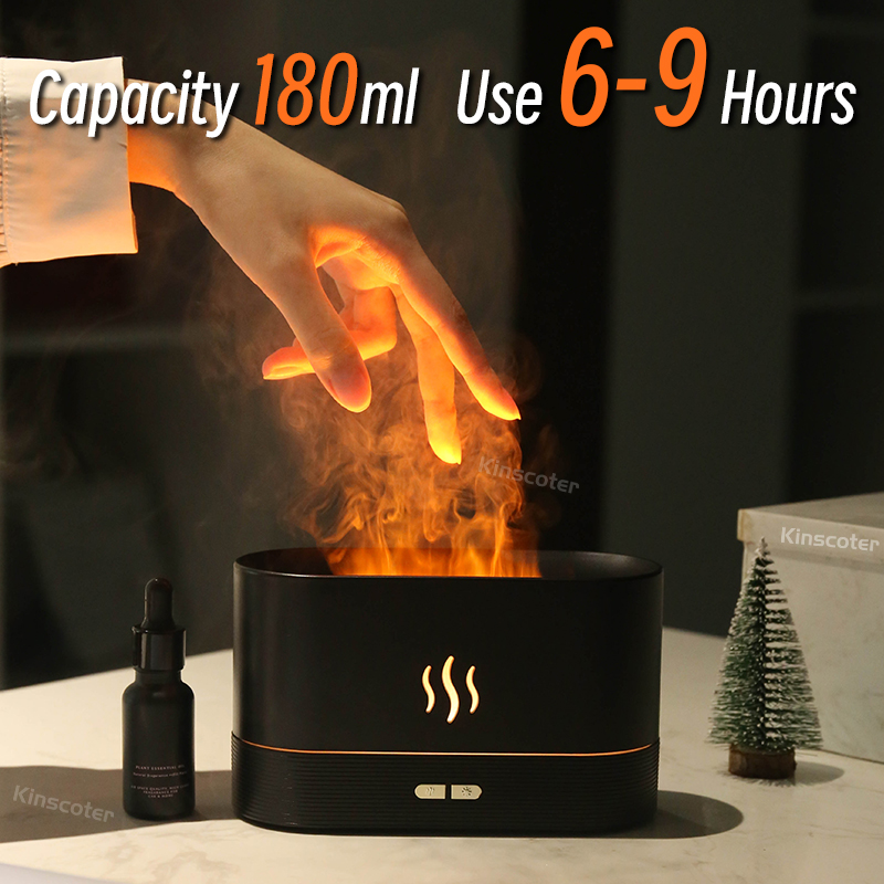 USB Desktop Flame Aroma Diffus - Home Fragrance Accessories 评论和价格