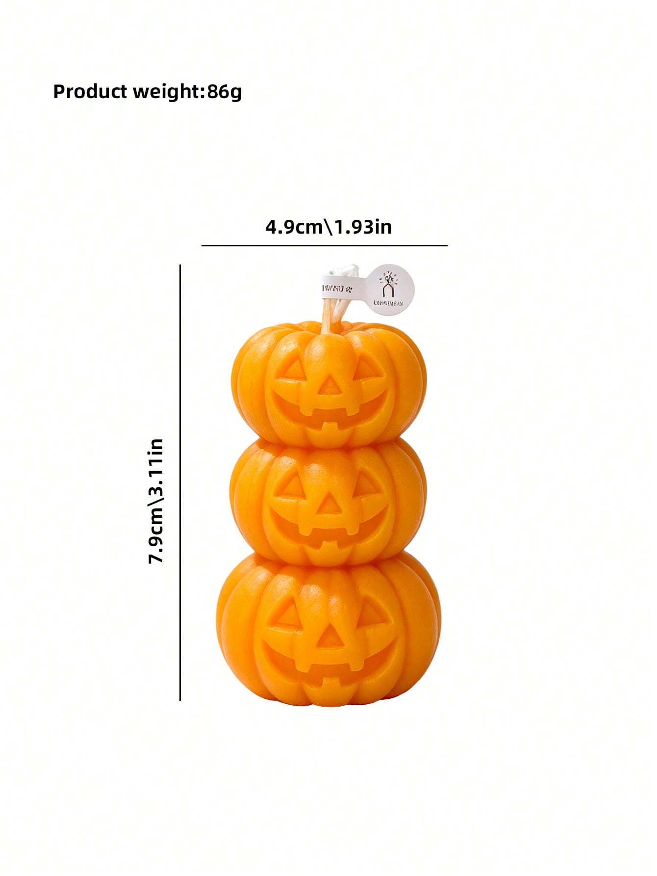 1pc Halloween 3-Layer Pumpkin  - Fragrance In Home 评论和价格