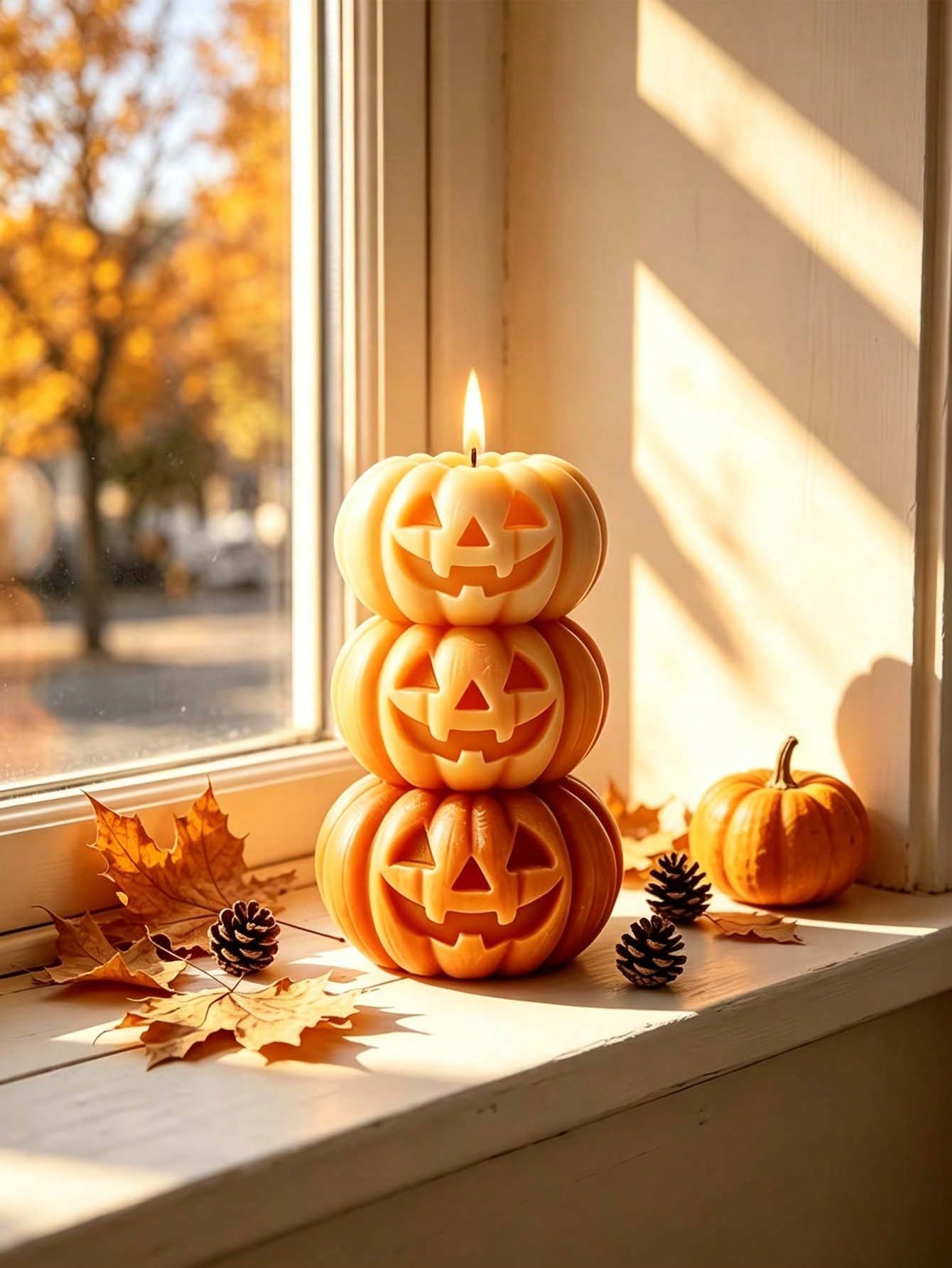 1pc Halloween 3-Layer Pumpkin  - Fragrance In Home 评论和价格