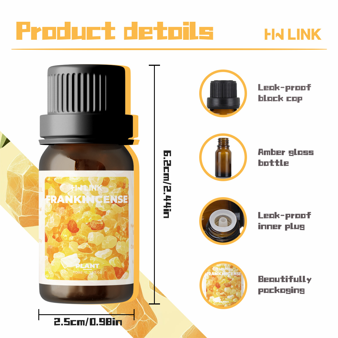 Frankincense Essential Oil 10m - Home Fragrance Accessories 评论和价格